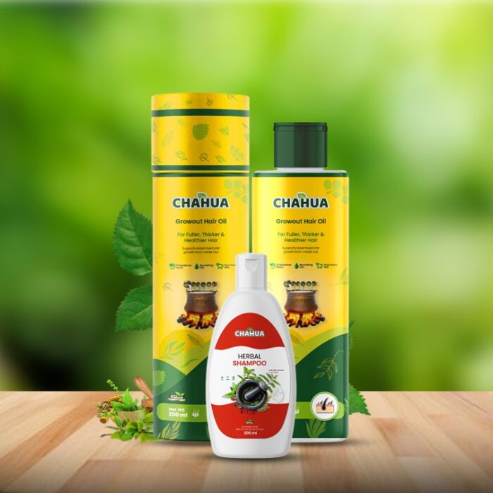 চাহুয়া হেয়ার অয়েল + শ্যাম্পু কম্বো